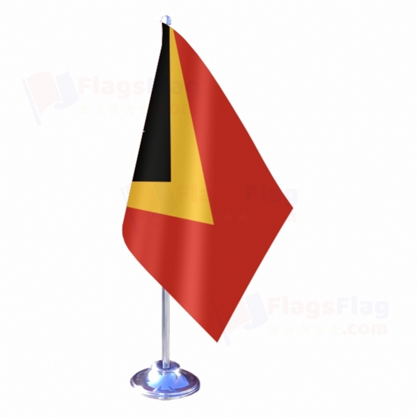 Timor Leste Single Table Flag