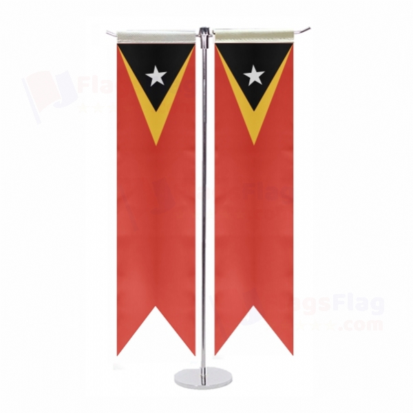 Timor Leste T Table Flag