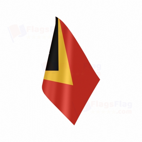 Timor Leste Table Flag