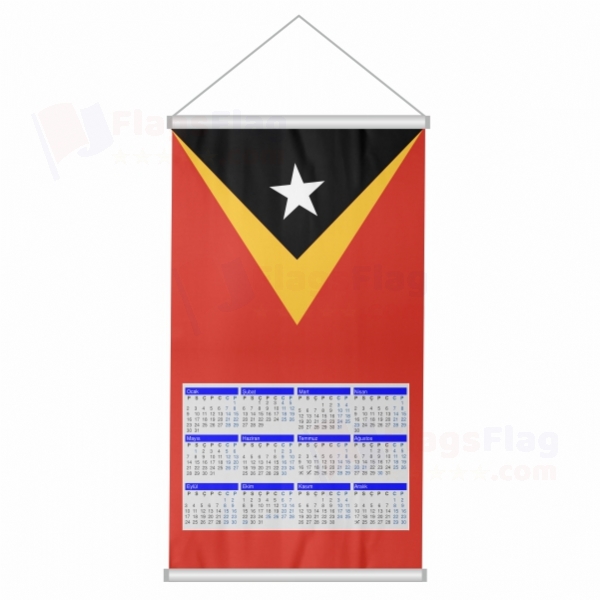 Timor Leste Woven Fabric Digital Printing Calendar