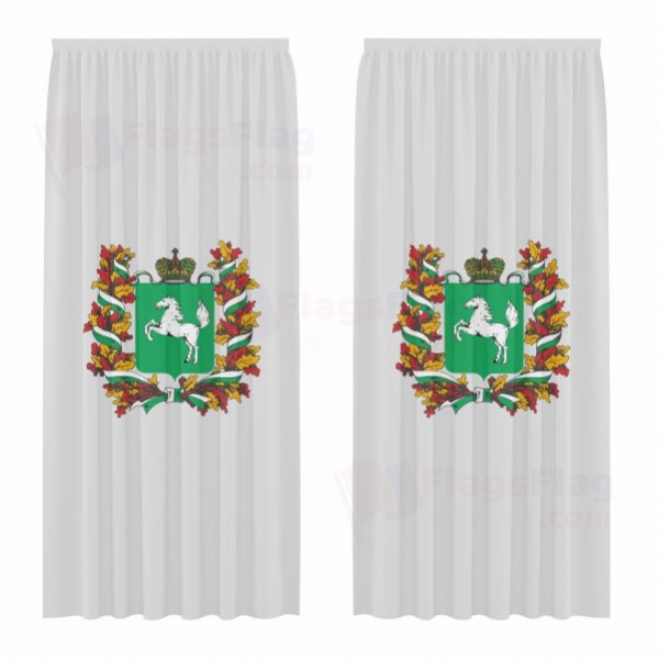 Tomsk Oblast Digital Printed Curtains