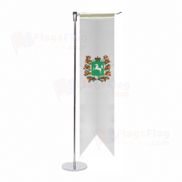 Tomsk Oblast L Table Flag
