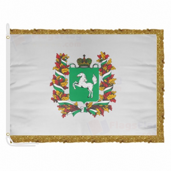 Tomsk Oblast Satin Office Flag