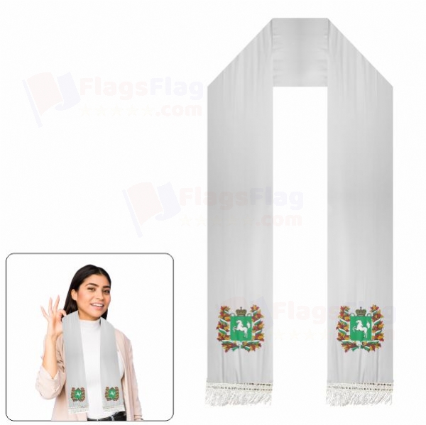Tomsk Oblast Scarf Digital Printing