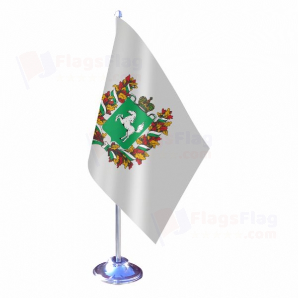 Tomsk Oblast Single Table Flag