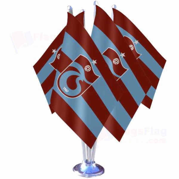 Trabzonspor Quadruple Table Flag