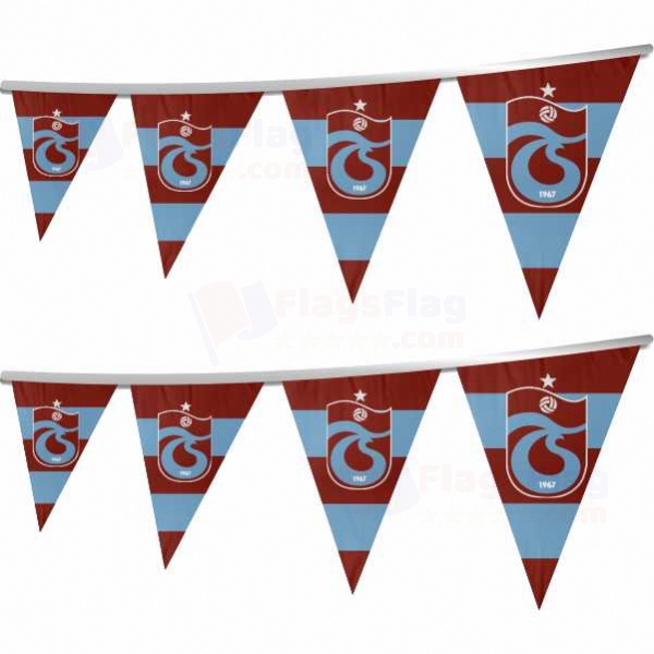 Trabzonspor Stringed Triangle Flag