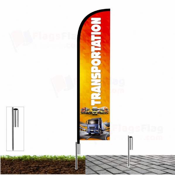 Transportation Fishing Rod Flag
