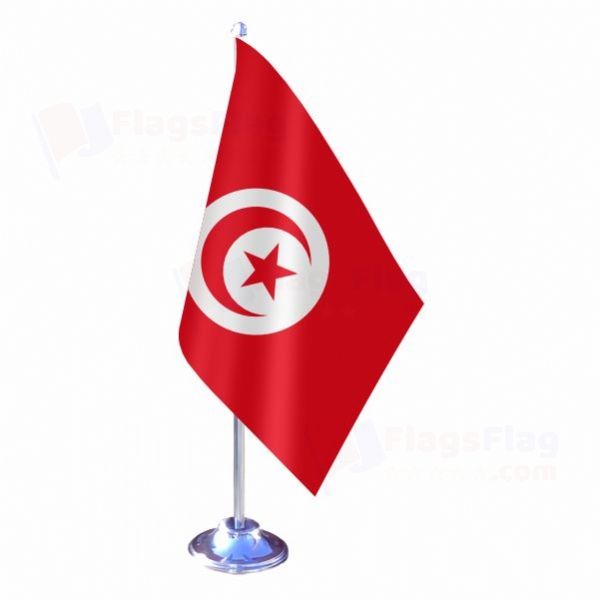 Tunisia Single Table Flag