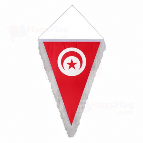 Tunisia Triangle Fringed Streamers