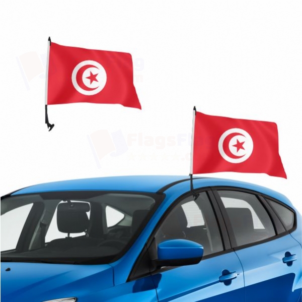 Tunisia Vehicle Convoy Flag