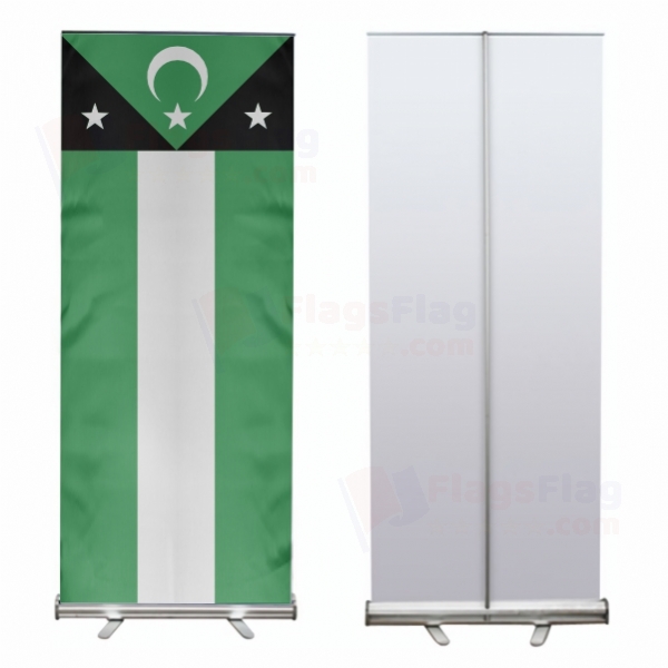 Turks of Western Thrace Roll Up Banner