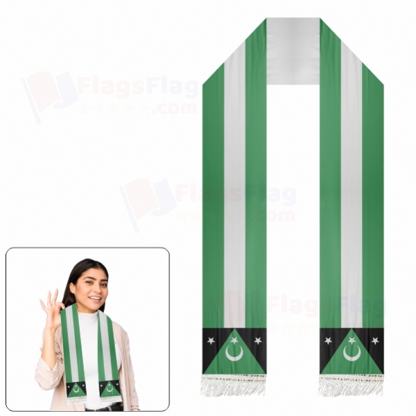 Turks of Western Thrace Scarf Digital Printing