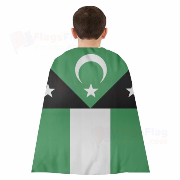 Turks of Western Thrace Woven Fabric Cloak Digital Printing