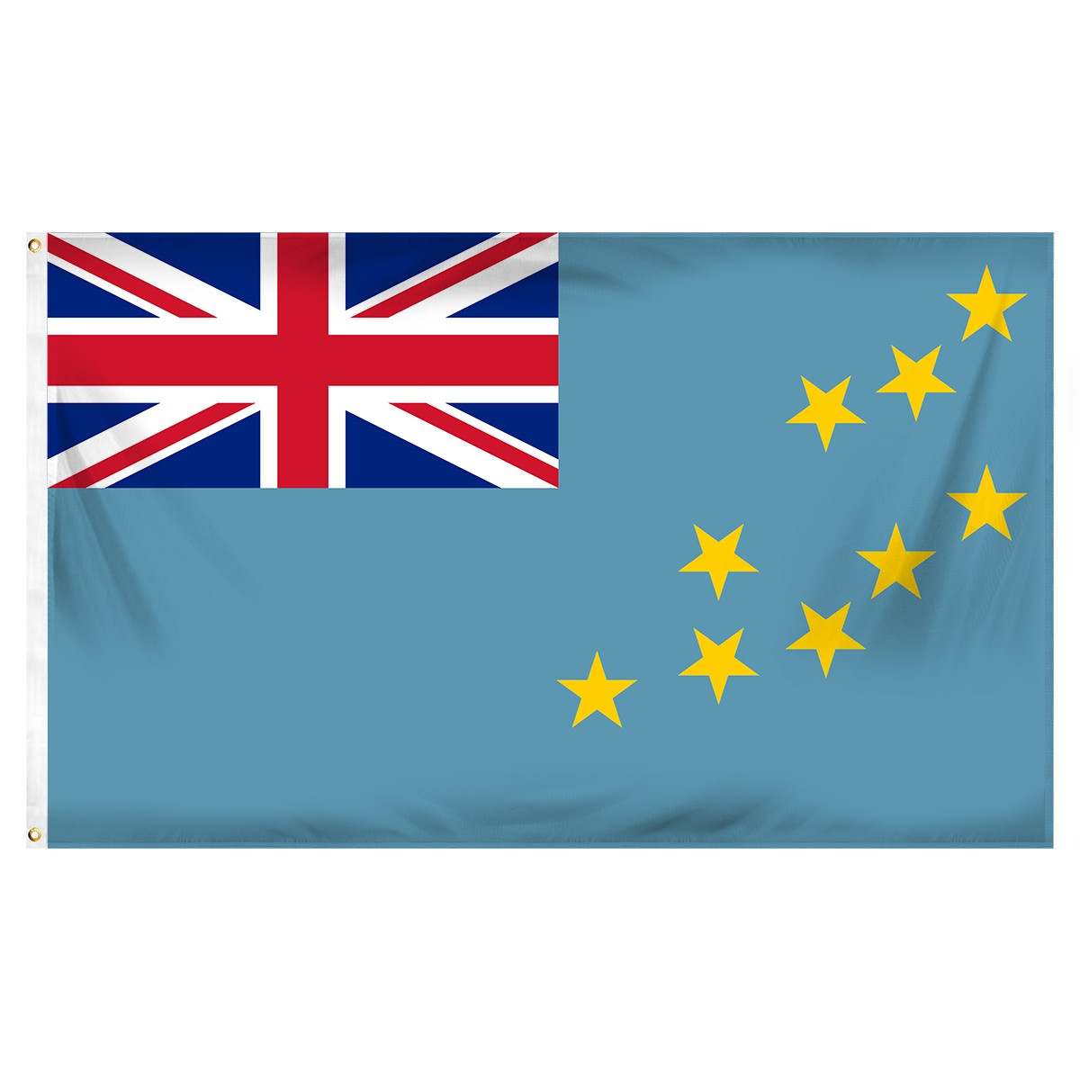 Tuvalu Fringed Presentation Flags
