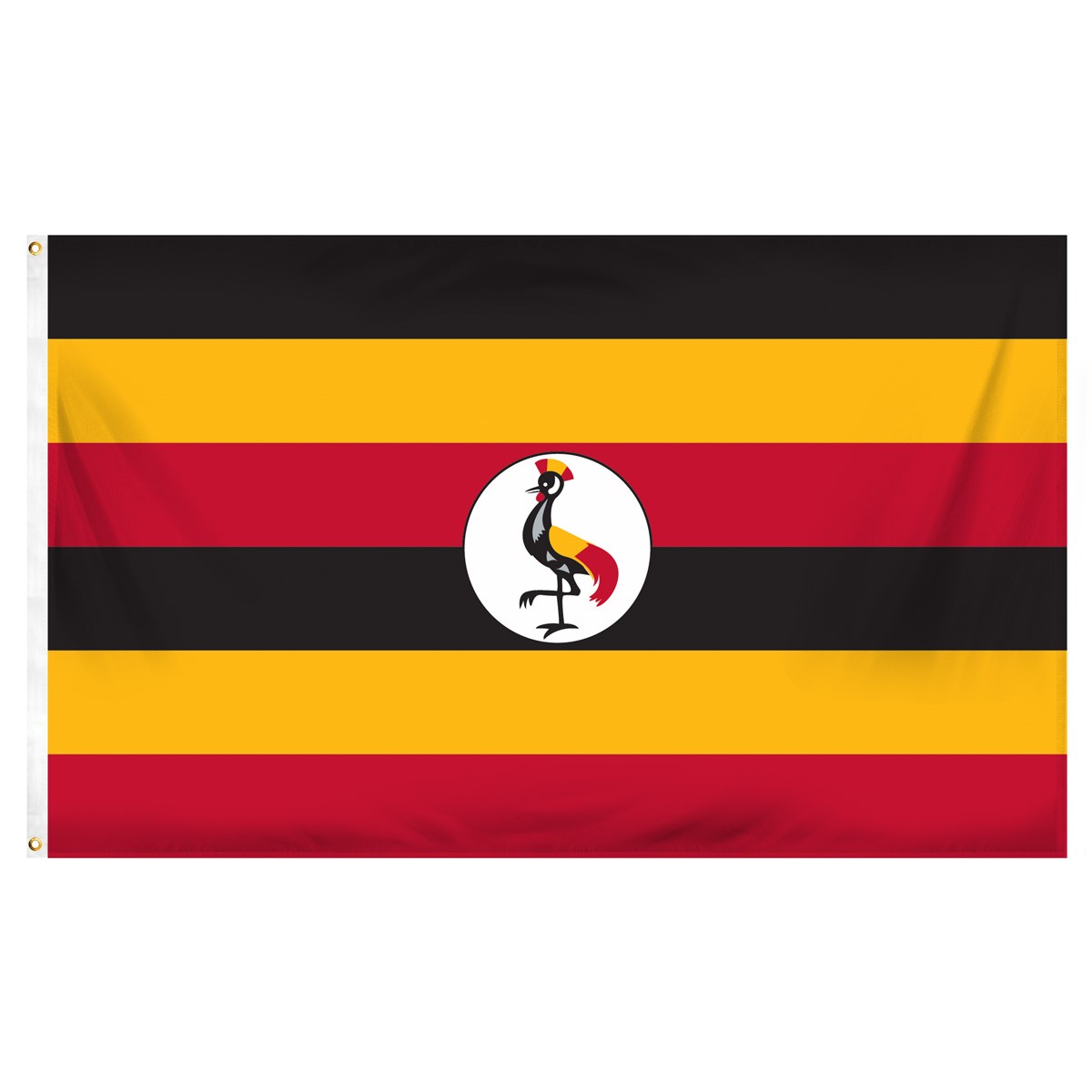 Uganda Beach Flag and Sailing Flag