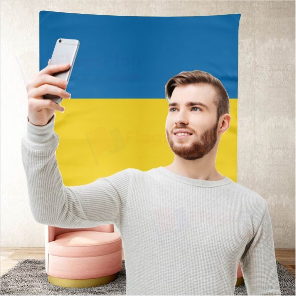 Ukraine Background Selfie Shooting Landscapes