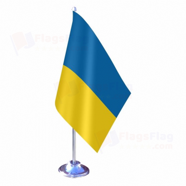 Ukraine Single Table Flag