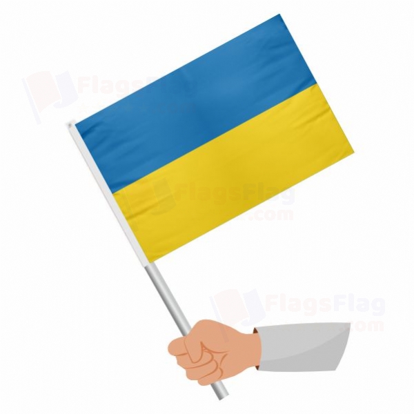 Ukraine Stick Flag
