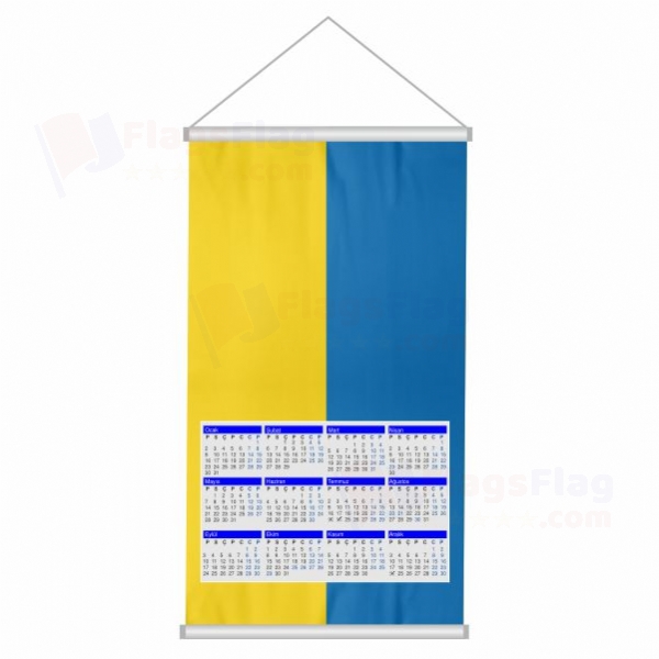 Ukraine Woven Fabric Digital Printing Calendar