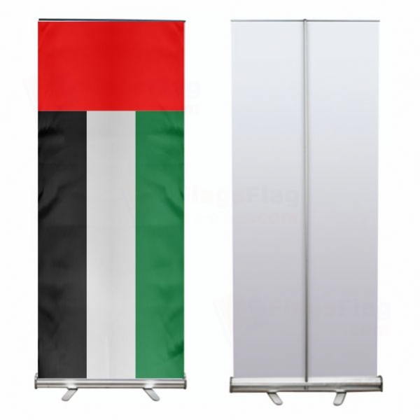 United Arab Emirates Roll Up Banner