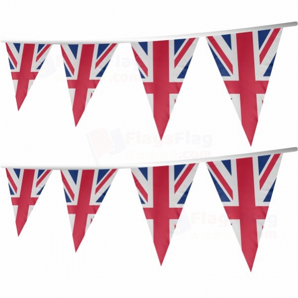 United Kingdom Stringed Triangle Flag