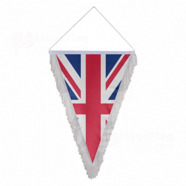 United Kingdom Triangle Fringed Streamers
