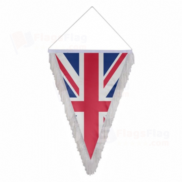 United Kingdom Triangle Fringed Streamers