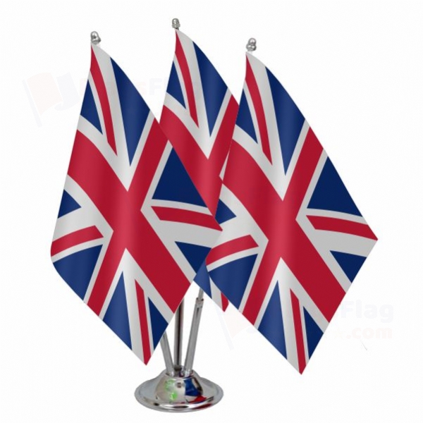 United Kingdom Triple Table Flag