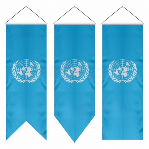 United Nations Swallowtail Flags