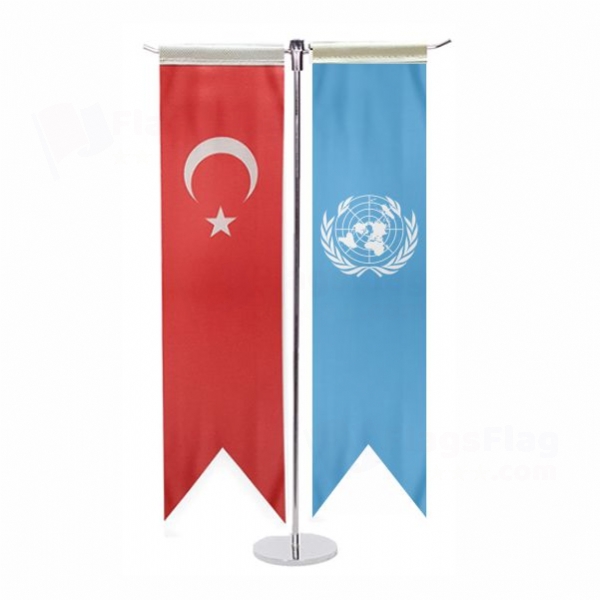 United Nations T Table Flag