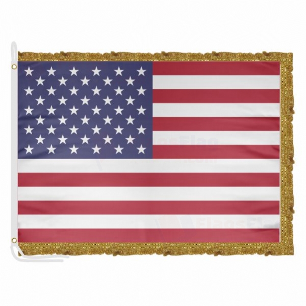 United States Satin Office Flag