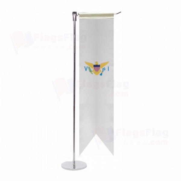 United States Virgin Islands L Table Flag