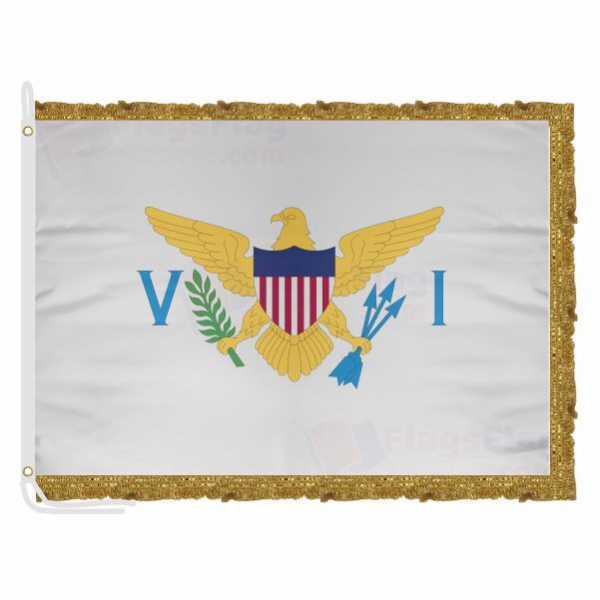 United States Virgin Islands Satin Office Flag