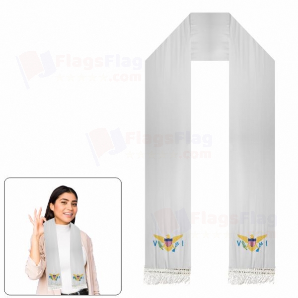 United States Virgin Islands Scarf Digital Printing