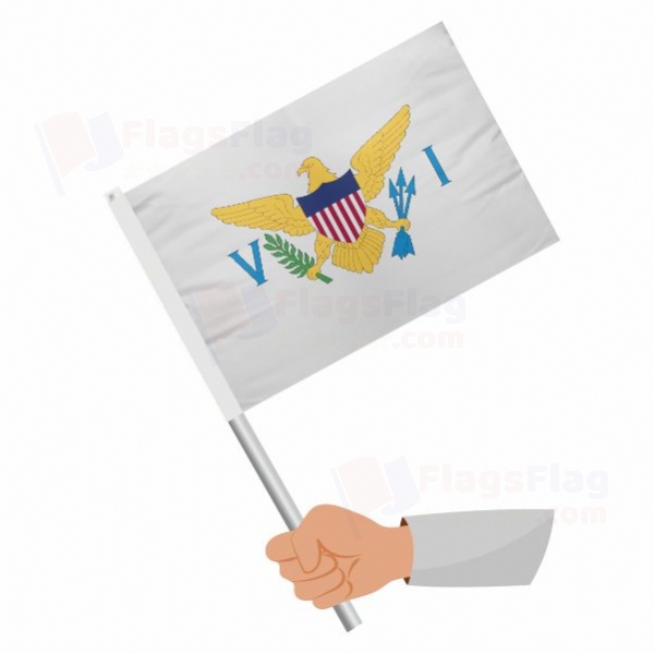 United States Virgin Islands Stick Flag