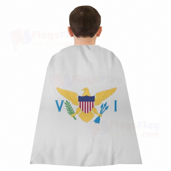 United States Virgin Islands Woven Fabric Cloak Digital Printing