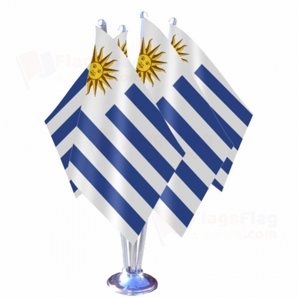 Uruguay Quadruple Table Flag