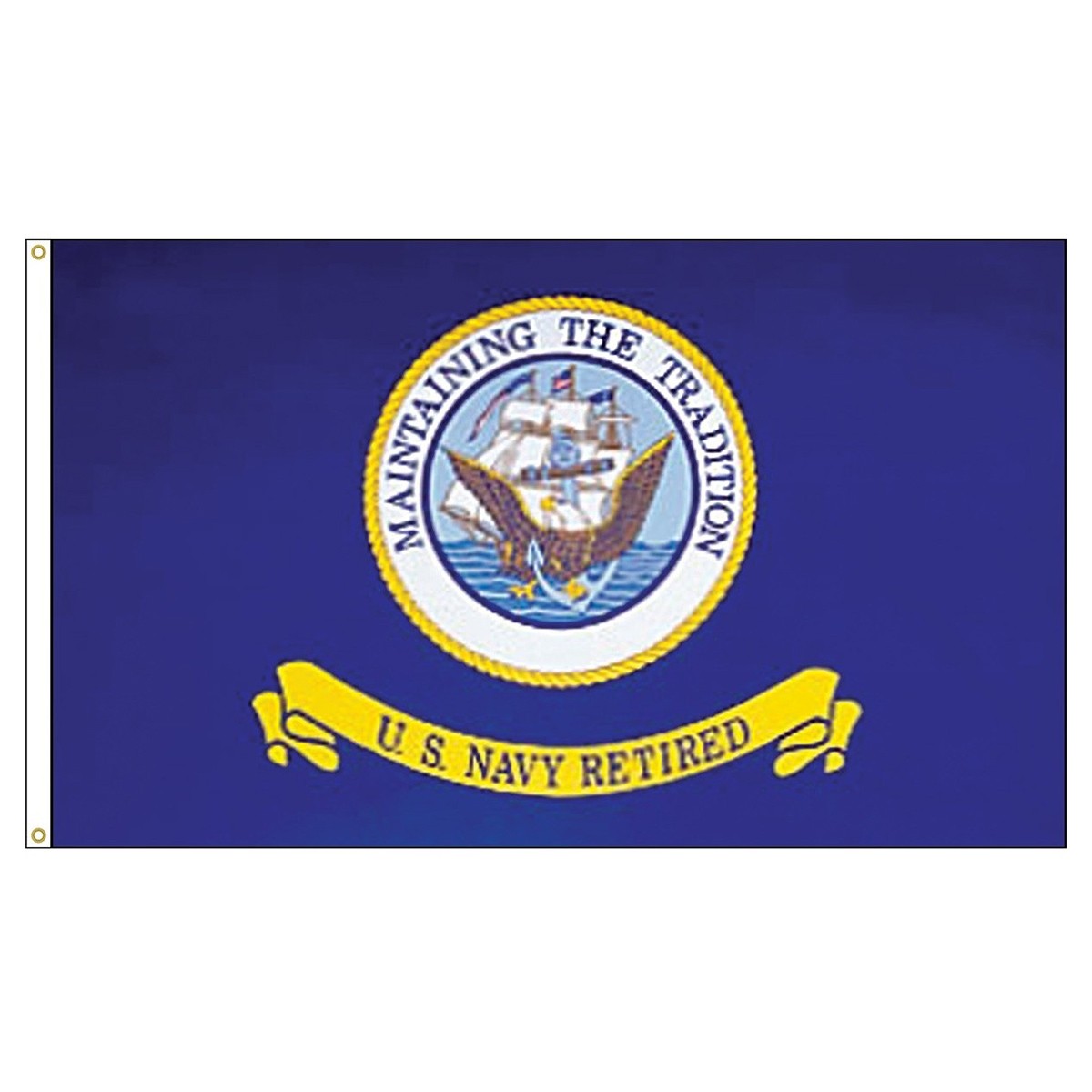 US Navy - Retired - 3ft x 4ft Printed Polyester