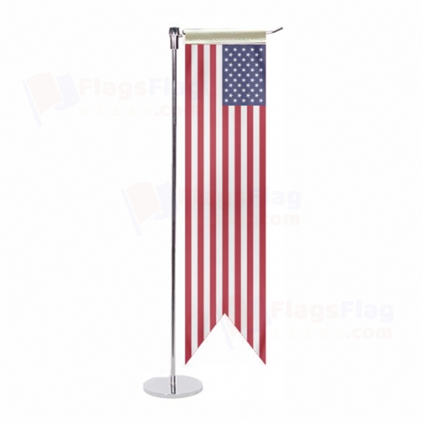 USA L Table Flag