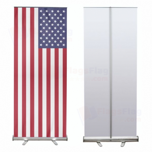 USA Roll Up Banner