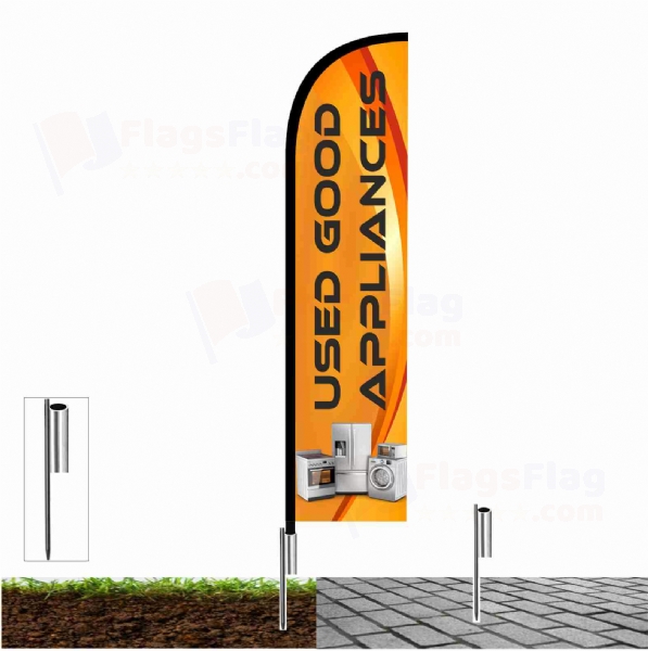 Used Good Appliances Beach Flag