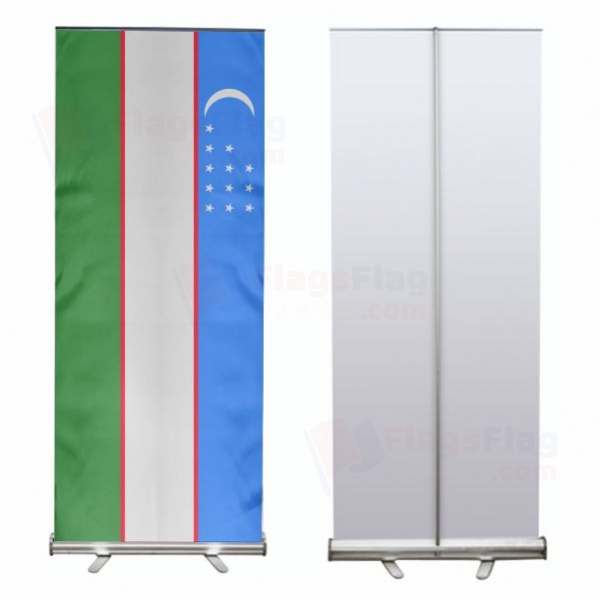 Uzbekistan Roll Up Banner