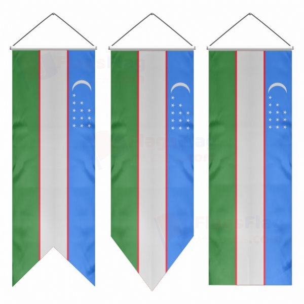 Uzbekistan Swallowtail Flags