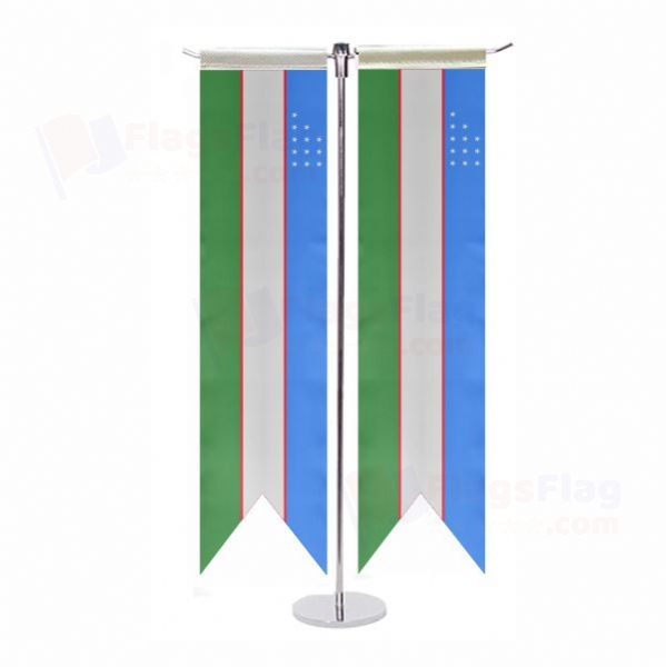 Uzbekistan T Table Flags