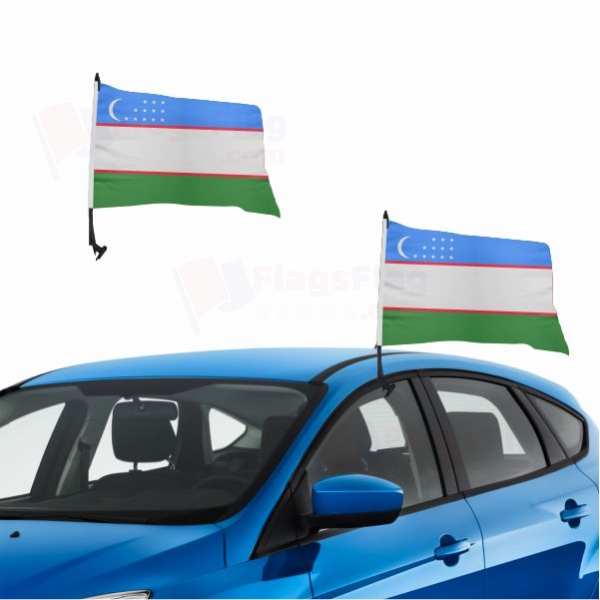 Uzbekistan Vehicle Convoy Flag