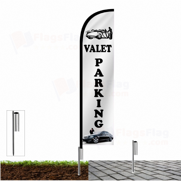Valet Parking Advertising Flags