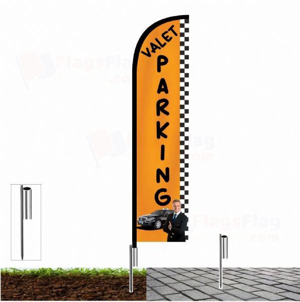 Valet Parking Beach Flag