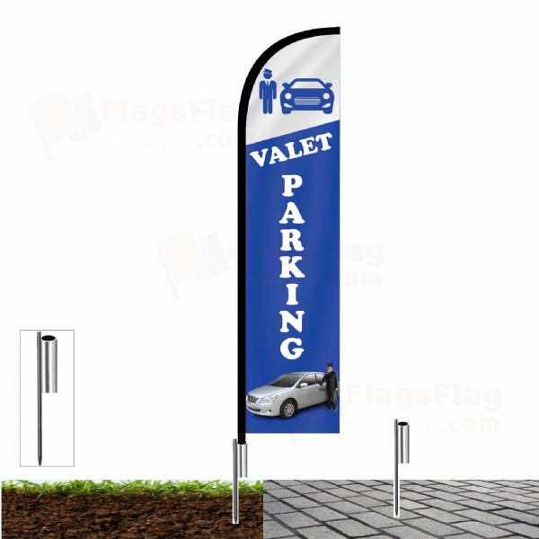 Valet Parking Beach Flag and Sail Flag