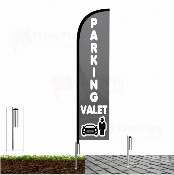 Valet Parking Beach Flags